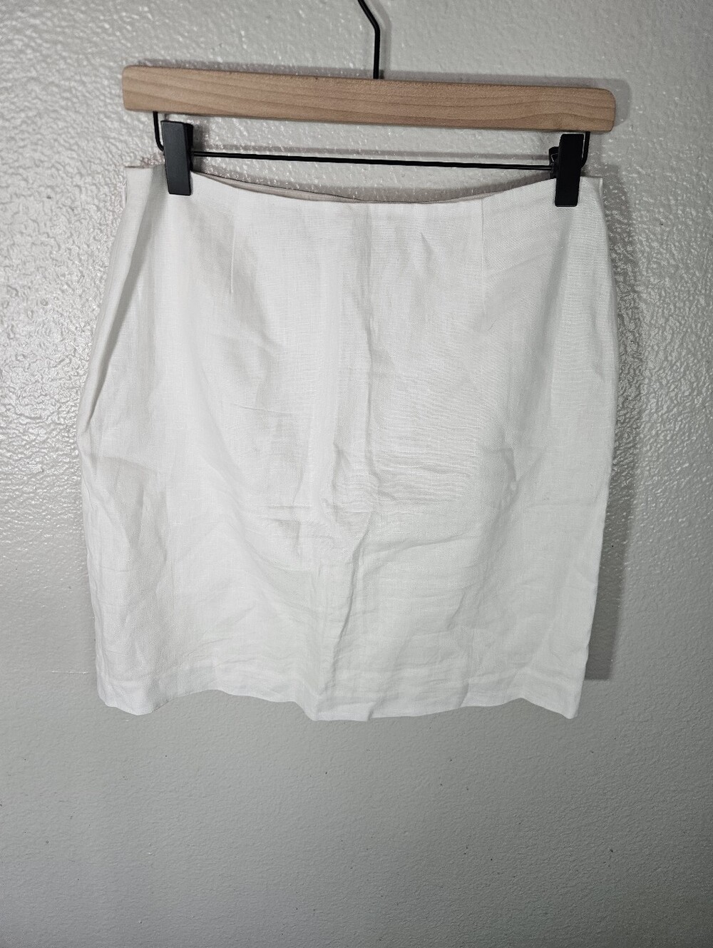 Reformation Veranda Linen Skirt White Size 4 - Picture 10 of 16